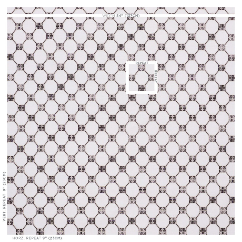 Octavia Fabric, Black/Gray