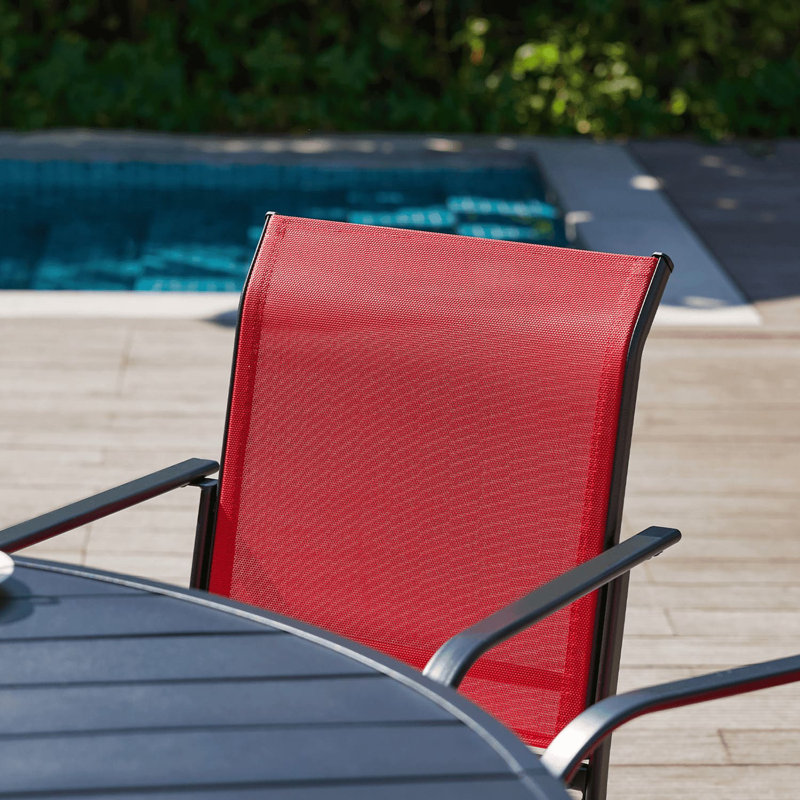 Lavonya 4 - personne 37,8 L extérieur, Noir / rouge