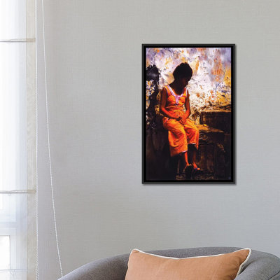 « bambina marocchina », reproduction d’art sur toile tendue