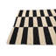 Tapis noir et blanc Parrett