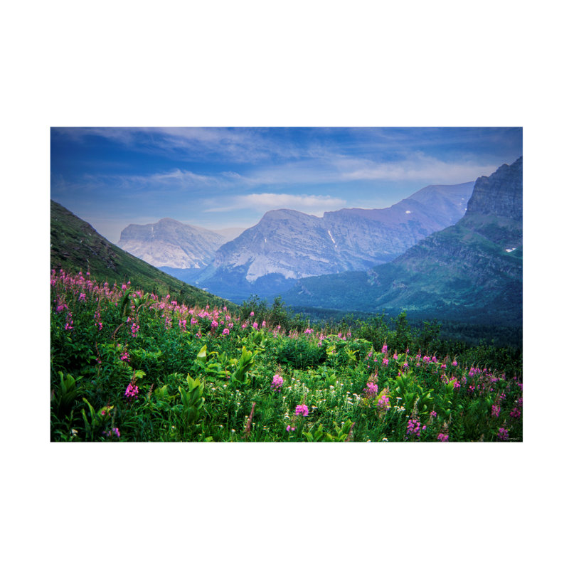 «Areana Glacier National Park 4», peinture sur toile, H 22 po x l 32 po x P 2 po
