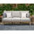 Franchette 78.88'' Wide Straight Aluminum Patio Sofa with Cushions