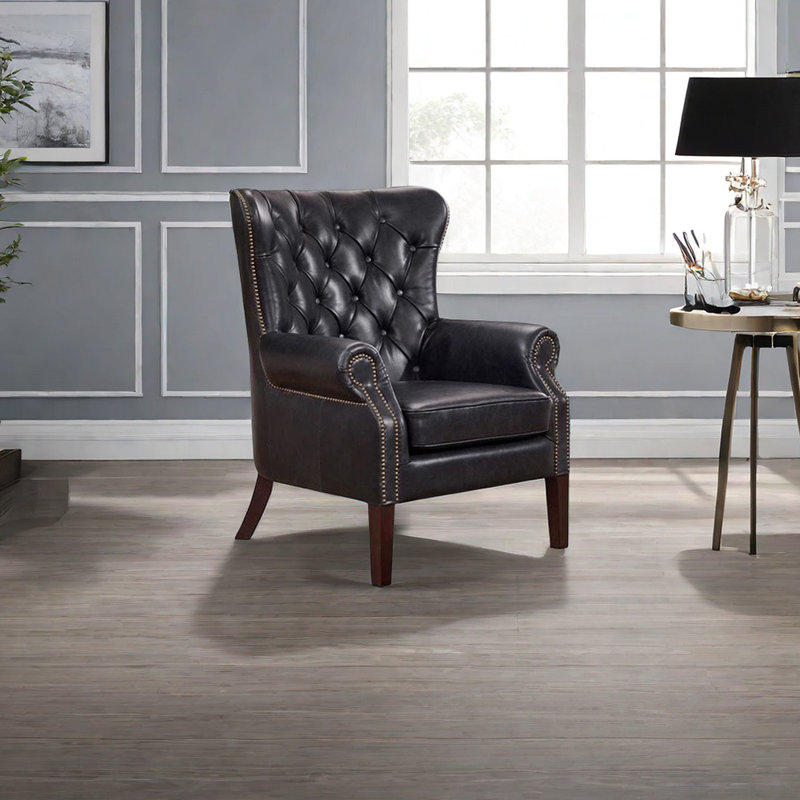 Sudley Faux Leather Club Chair