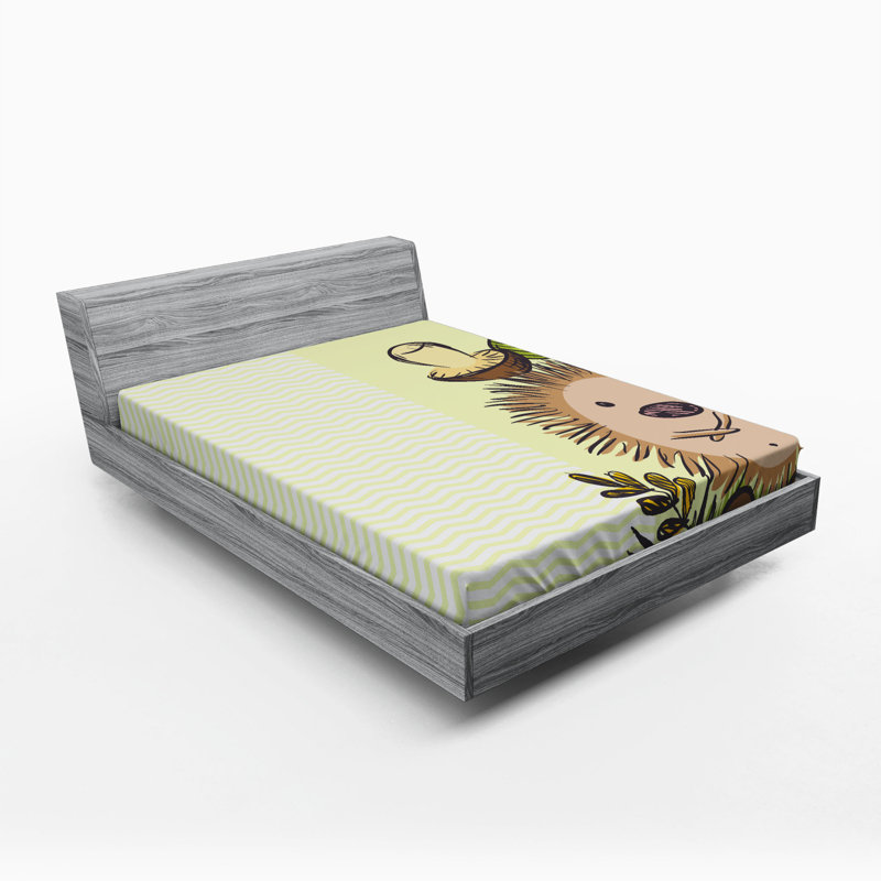 Microfiber Chevron Fitted Sheet, Full Fitted Sheet