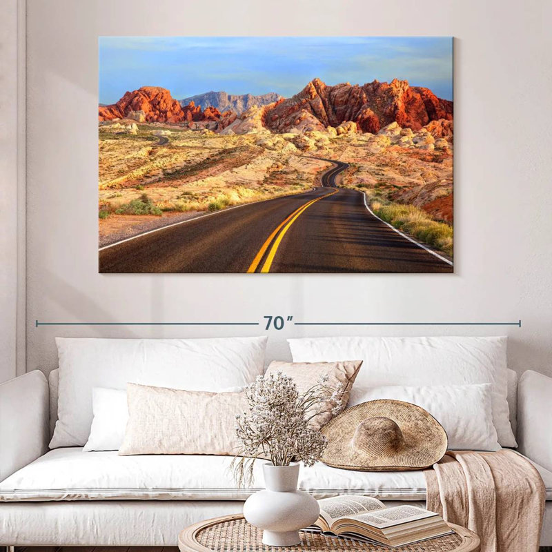 Mehar Highway In Valley Of Fire, H 34 po x l 51 po