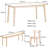 Solid Wood Dining Table Set