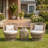 3-Piece Patio Set Outdoor Bistro Set, Rope Conversation Set With Coffee Table-124749567