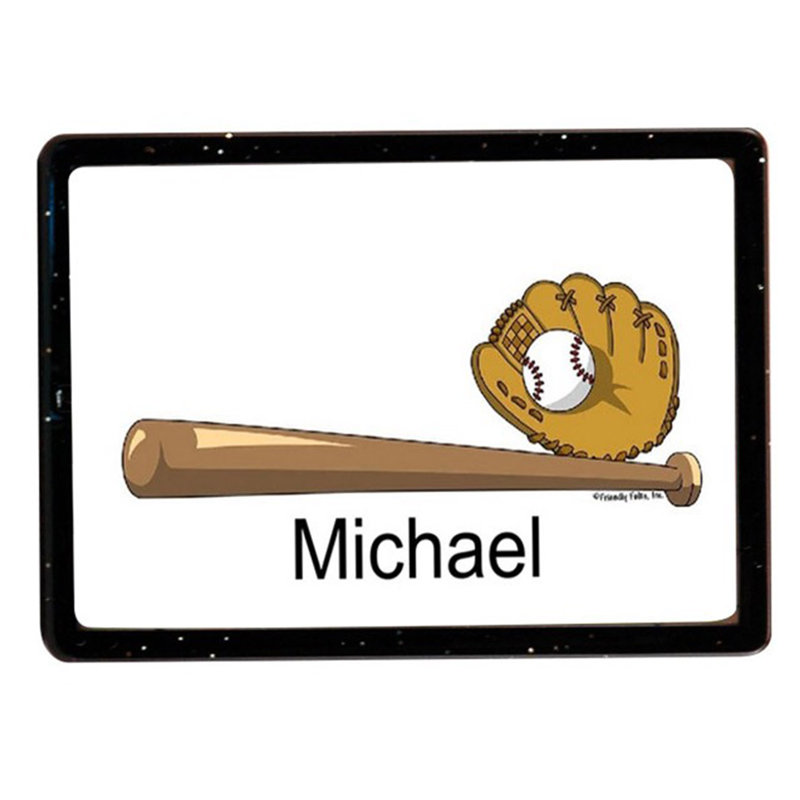 Baseball personnalisé - aimant en acrylique pour enfants - Excellent cadeau!, Oui