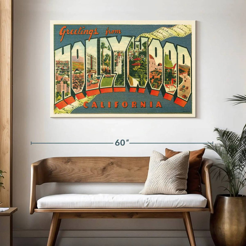Greetings From Hollywood, H 32 po x l 48 po