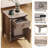 Kunkle Farmhouse Manufactured Wood Nightstand-1054614829-1016832823