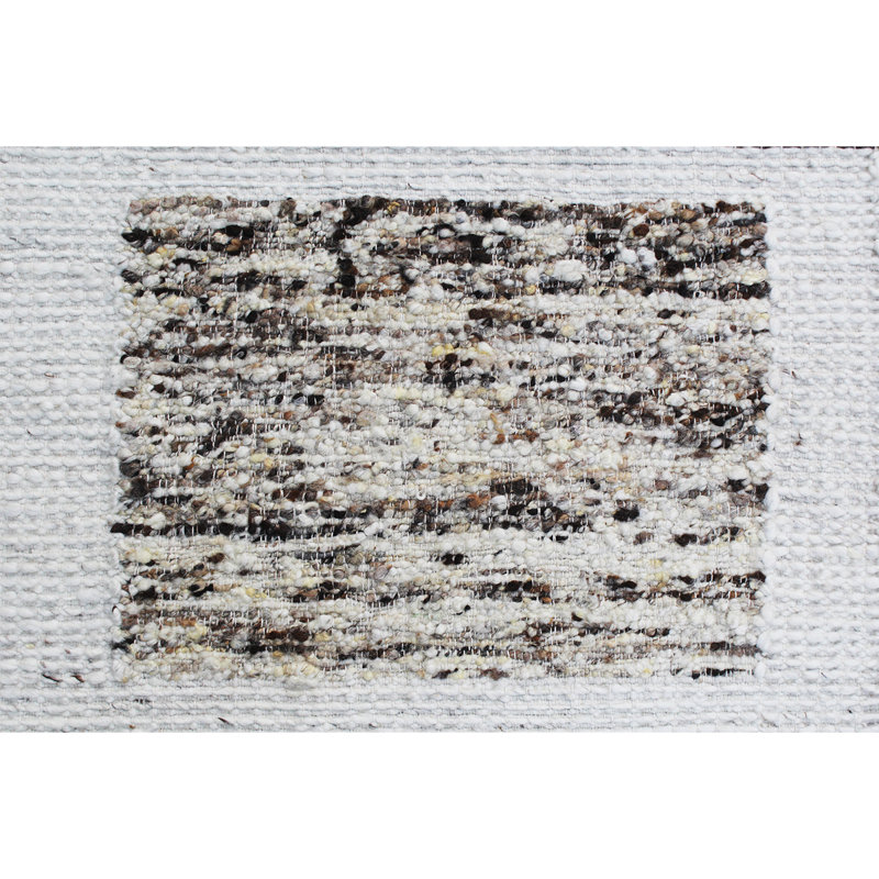 ANFL7399AIVBR Wool Area Rug, Rectangle 9' x 12'
