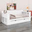 Lit de jour avec bureau amovible, tiroirs de rangement et table d'appoint hydraulique-2134340530-2134340531
