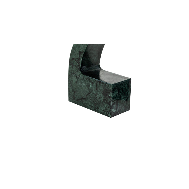 Calon Marble Decoractive Bookend, Green