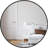 Modern Metal Framed Round Mirror-805324229
