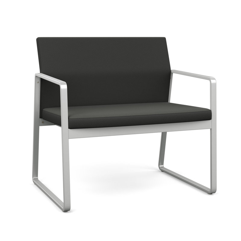 Fauteuil de bureau Gansett, Argent, Tissu graphite Open House