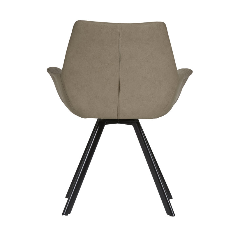 Ryman Leather Armchair, Taupe