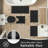 5 Piece Soft Absorbent Microfiber Bath Rug Set With Non-Slip Backing-389867968