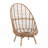 Outdoor Wicker High-back Swivel Lounge Chair