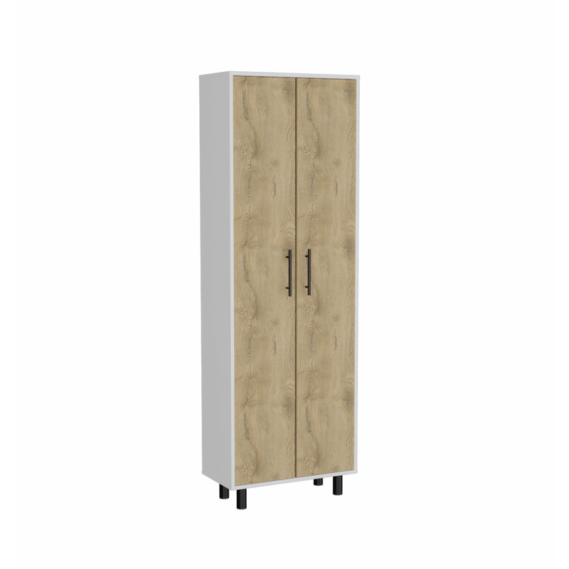 Cabinet décoratif, Beige / Blanc