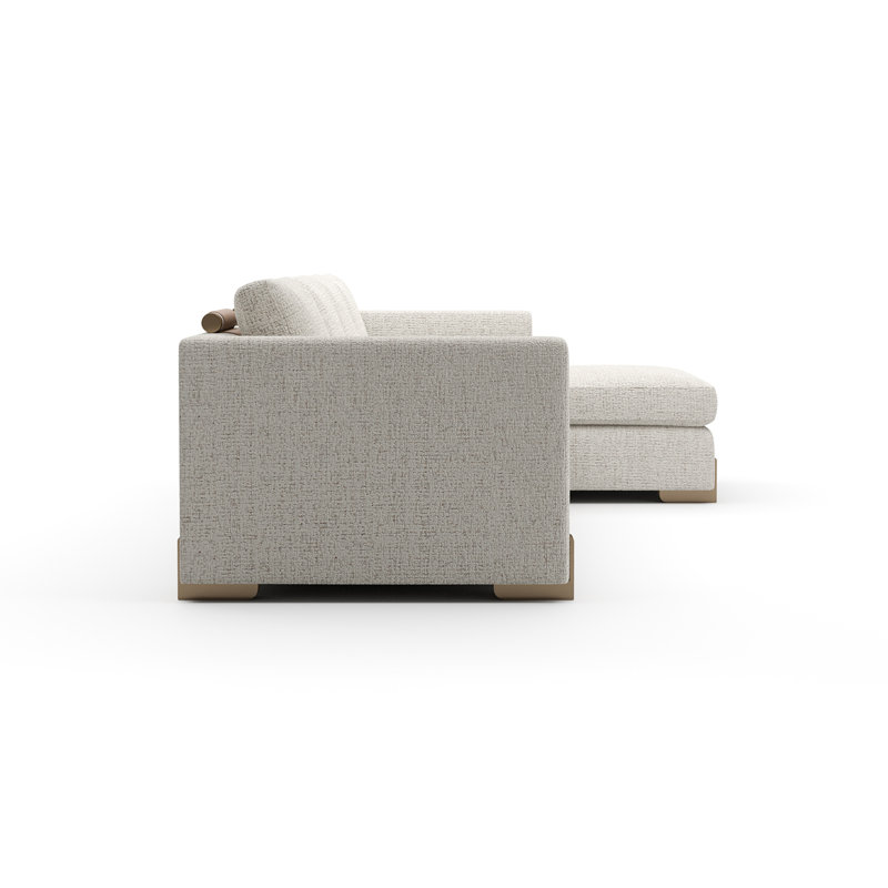 *Counter Balance Right Chaise Sec Large, 25.6" H x 125" W x 62" D, Right Hand Facing