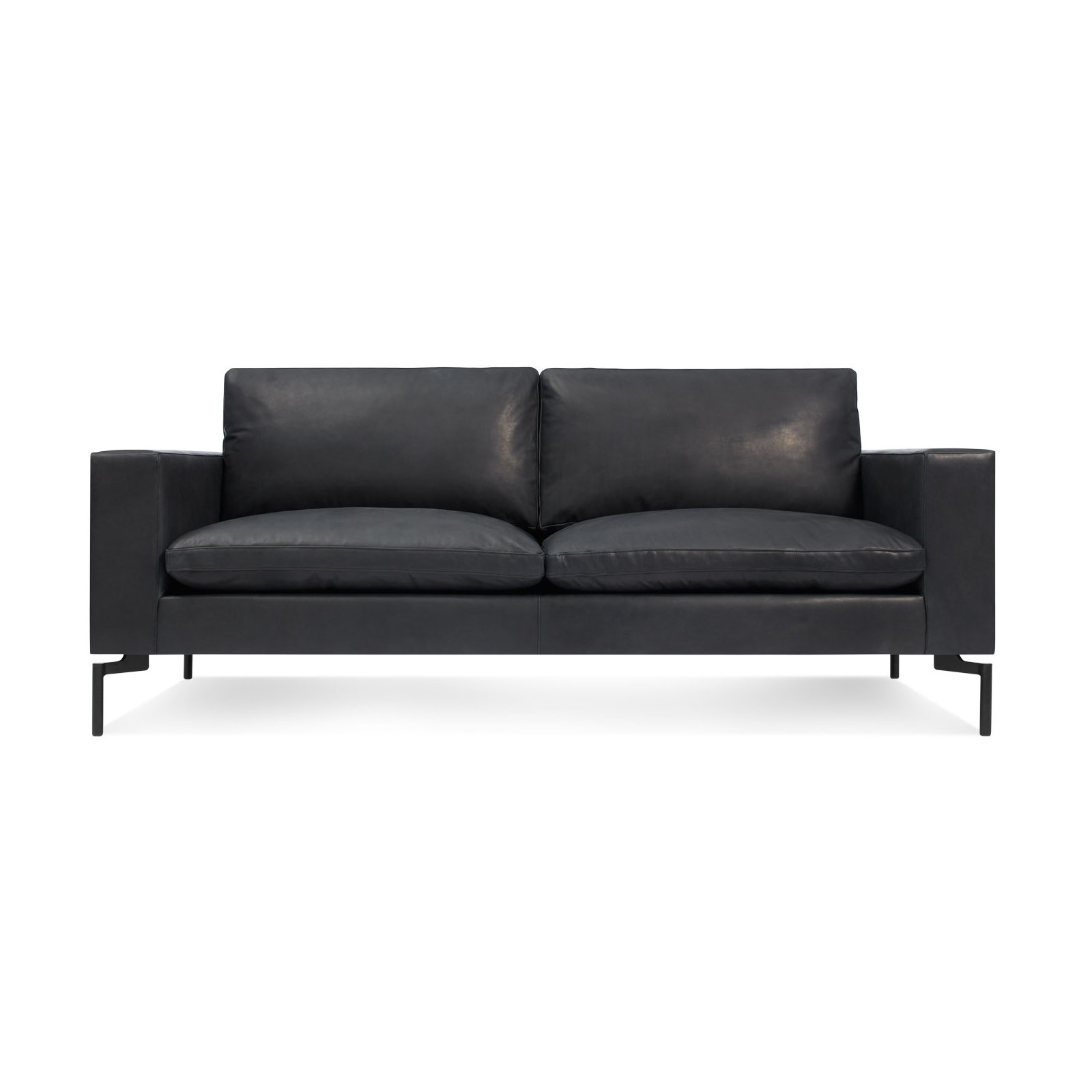 Granite Genuine Leather, 32" H x 78" W x 35" D