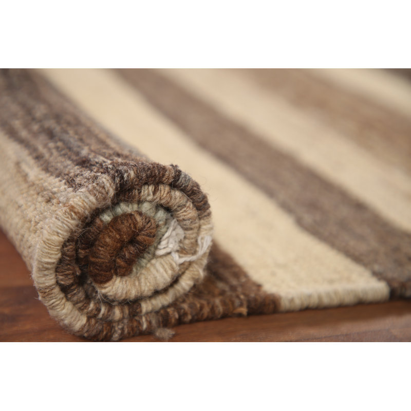 Tapis géométrique rayé Kilim 3 x 10