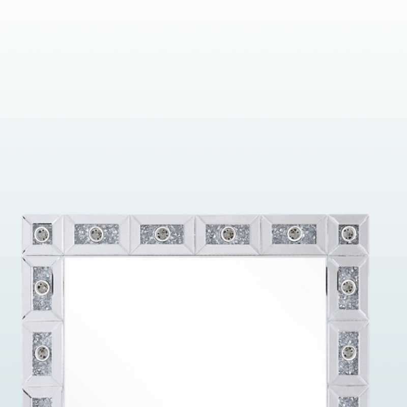 Miroir d'appoint avec miroir et faux diamants par Fareham