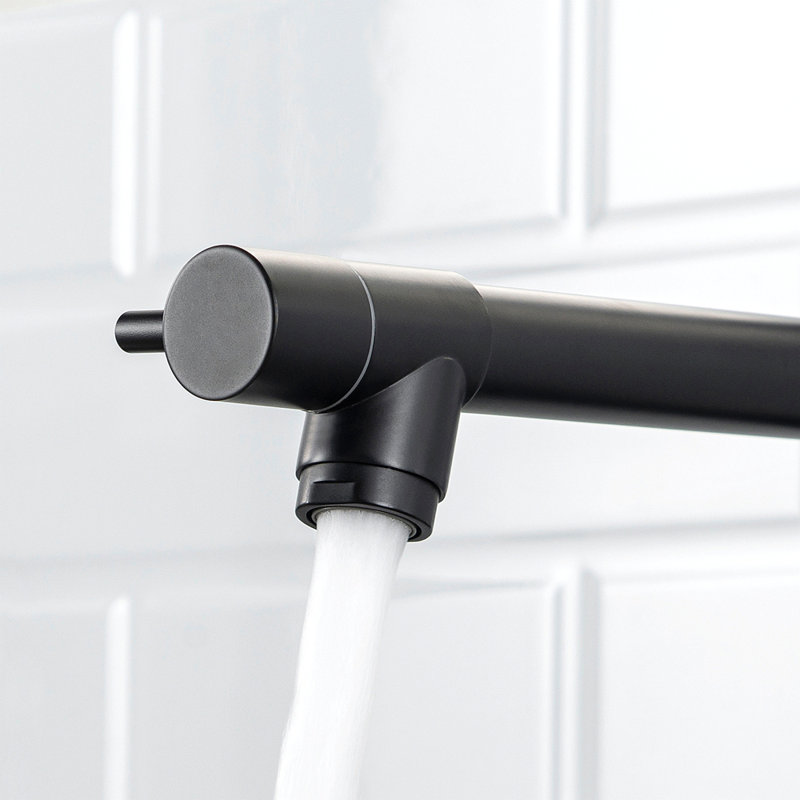 Heavy Duty Commercial Style Kitchen Sink Faucet, Single Handle Pre-Rinse Spring Sprayer Kitchen Faucets, High Arc Pull Down Kitchen Faucet