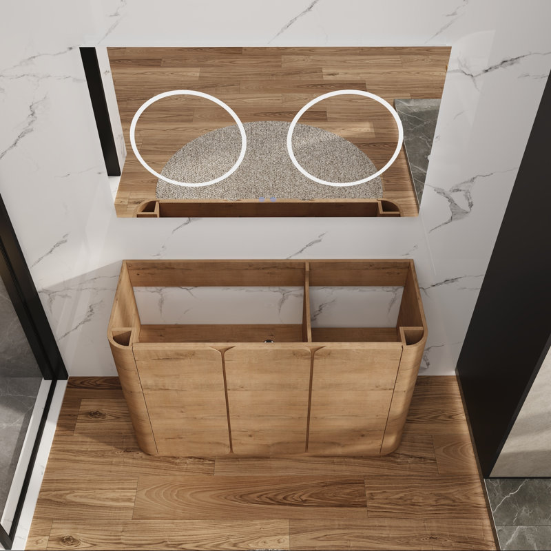 48" Bathroom Vanity Cabinet with Three Soft Close Doors