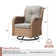 Ashawn Wicker Outdoor Swivel Rocker Chair with Cushions