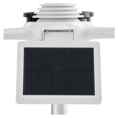 7-in-1 Wi-Fi Smart Weather Station with 7" TFT Display, Solar Powered Wireless Outdoor Sensor for Home Garden & Farm
