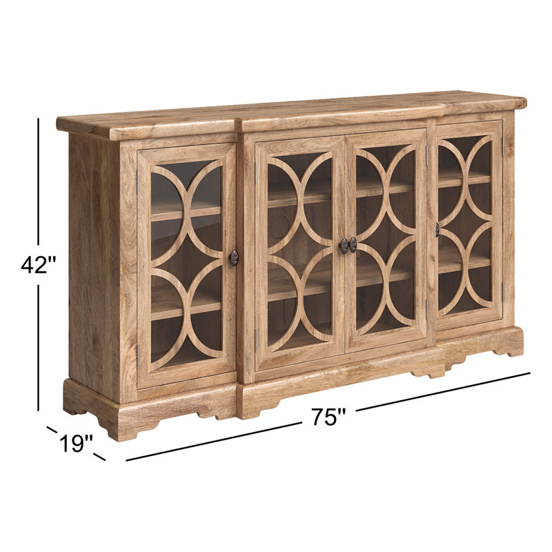 Pengrove 75'' W Solid Wood Sideboard
