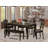 7 Piece Kitchen Table Set Consist of a Rectangle Dining Table with Butterfly Leaf and 6 Dining Room Chairs, 36x66 Inch, Cappuccino-20548996-127273674-131121763