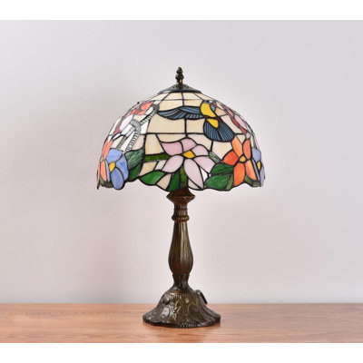Stegner 18'' Accent Bronze Table Lamp Bedroom Nightstand Home Decor Comes With 1 LED Bulb