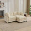 Causeuse Cloud, canapé modulaire moderne pour le salon, la chambre à coucher et l’appartement, coussin rembourré à double couche confortable, tissu chenille respirant-1213025059