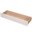 Lit plateforme en molleton avec tiroir et repose-pieds confortable