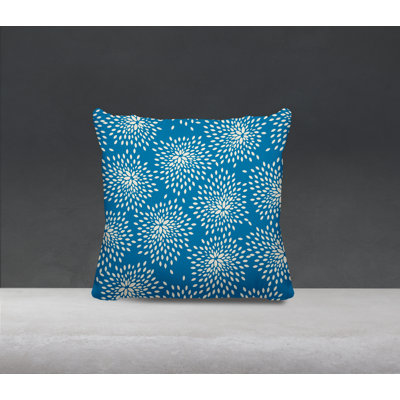 Bavaria Floral Outdoor Reversible Throw Pillow