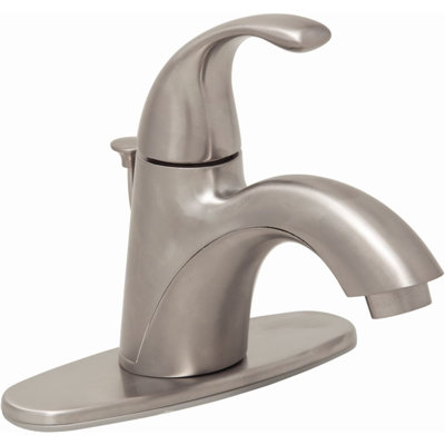 Single-Hole Bathroom Faucet with Drain Assembly