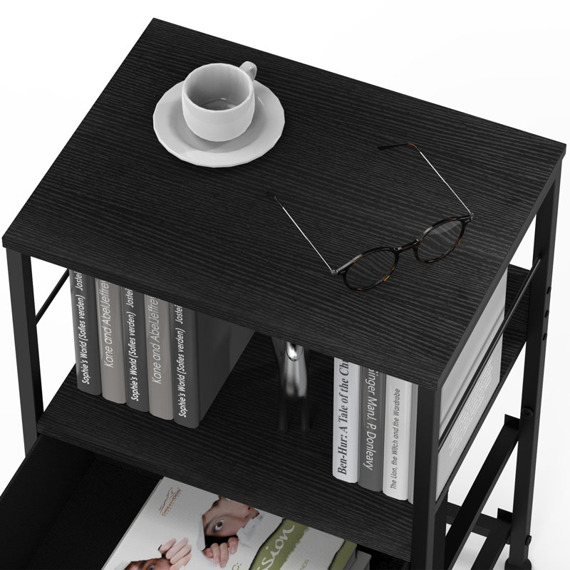 Vem 2 - Drawer End Table Set, Black