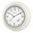 21" Atomic Analog Wall Clock with Temperature & Humidity