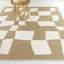 Craton Rectangle Craton Area Rug in Tan/White-1239197854