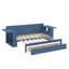 Grand lit de jour avec bureau amovible - Comprend des tiroirs de rangement et une table d'appoint hydraulique-1021860827-1021860831