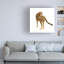 Golden Guépard II sur toile par Annie Warren-84458237