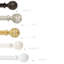 Tringle à rideaux simple 5/8 po avec faiteaux Boule-1487064636-1487064634