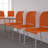 Oliverson 880 lb. Capacity Full Back Contoured Stack Chair with Powder Coated Sled Base-162887974-217618170