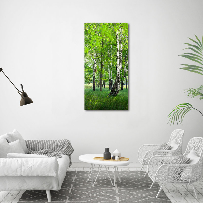 Birch Forest - Wrapped Canvas Print