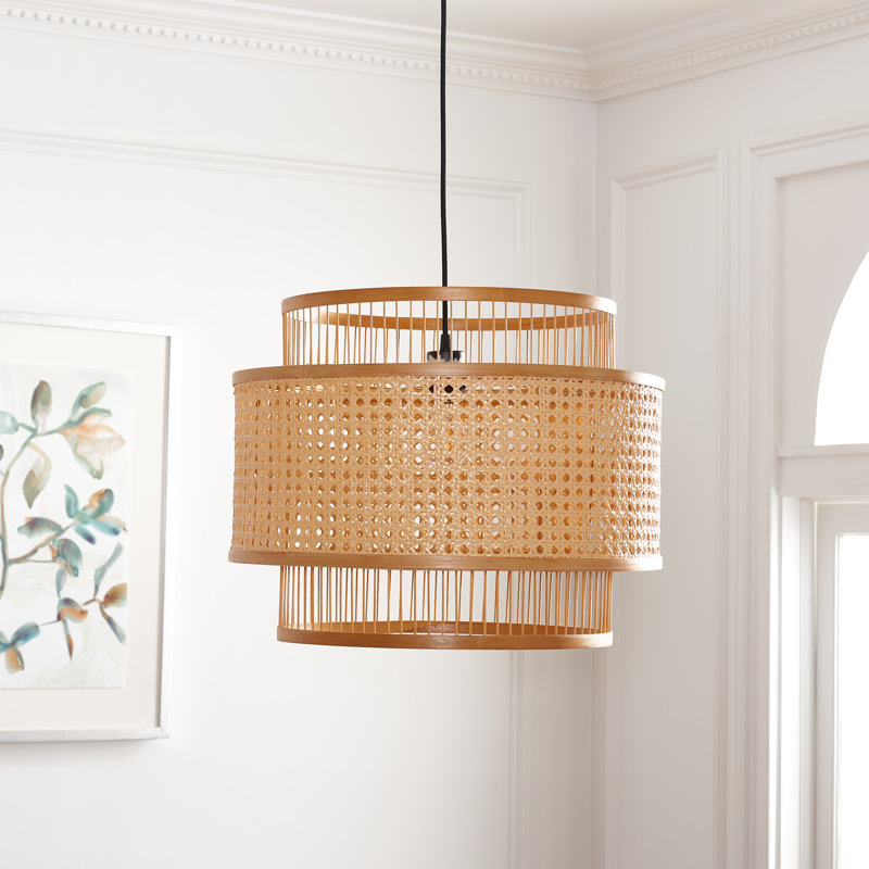 Hickerson 1 - Light Brown/Black Shaded Pendant
