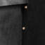 Console rétro avec 2 tiroirs (noir antique)