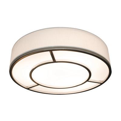 Plafonnier encastré 1 lumière à del à cercle simple Izora