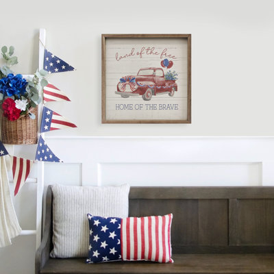 Land Of The Free Truck White